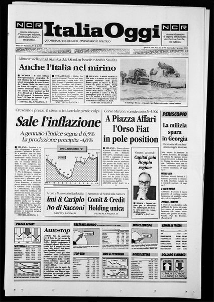 Italia oggi : quotidiano di economia finanza e politica